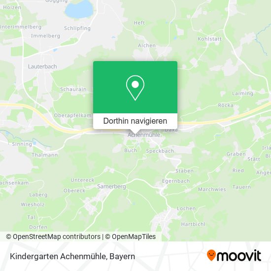 Kindergarten Achenmühle Karte