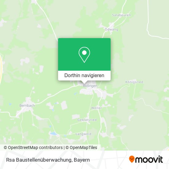 Rsa Baustellenüberwachung Karte