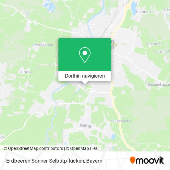 Erdbeeren Sonner Selbstpflücken Karte