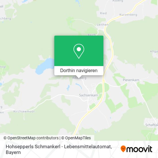 Hohsepperls Schmankerl - Lebensmittelautomat Karte