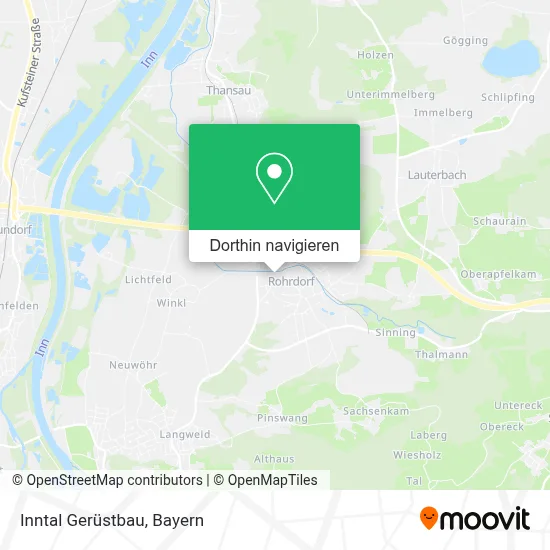 Inntal Gerüstbau Karte