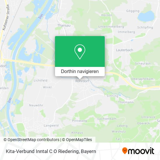 Kita-Verbund Inntal C O Riedering Karte