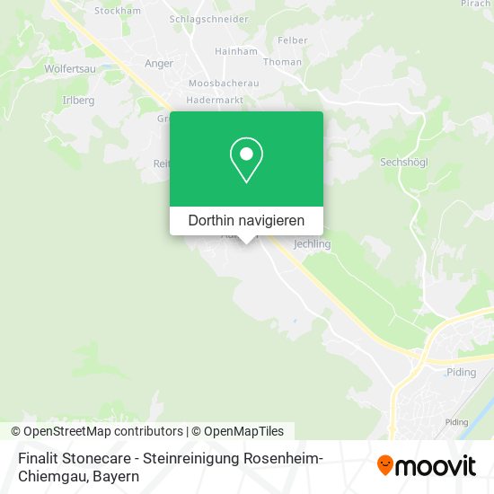 Finalit Stonecare - Steinreinigung Rosenheim-Chiemgau Karte