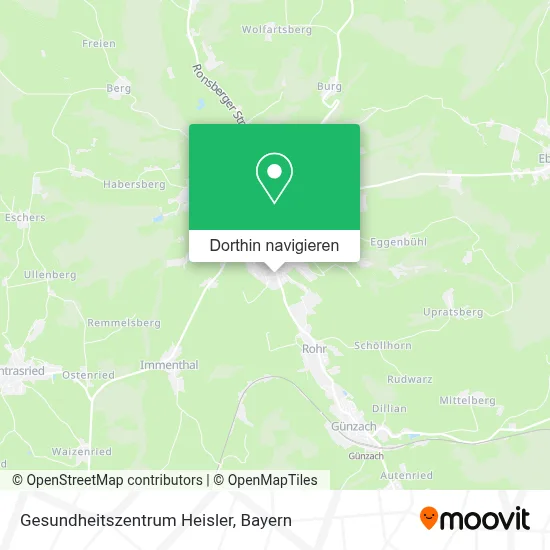 Gesundheitszentrum Heisler Karte