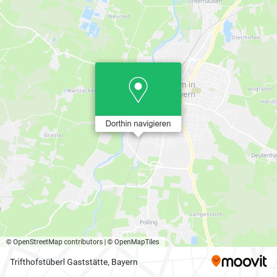 Trifthofstüberl Gaststätte Karte