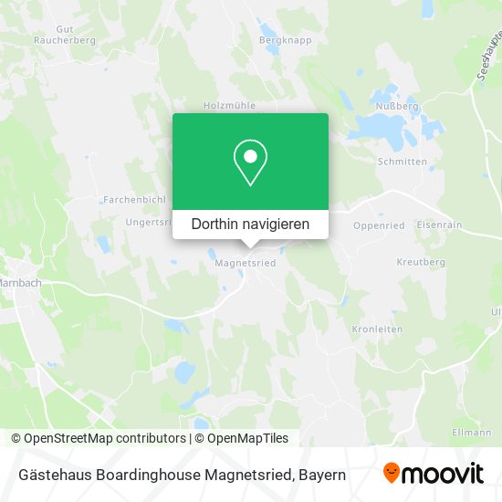 Gästehaus Boardinghouse Magnetsried Karte