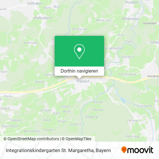 Integrationskindergarten St. Margaretha Karte