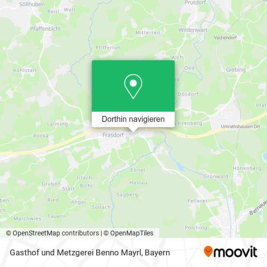 Gasthof und Metzgerei Benno Mayrl Karte