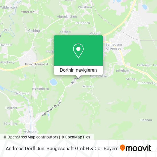 Andreas Dörfl Jun. Baugeschäft GmbH & Co. Karte