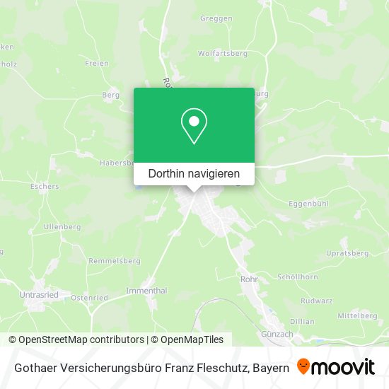 Gothaer Versicherungsbüro Franz Fleschutz Karte