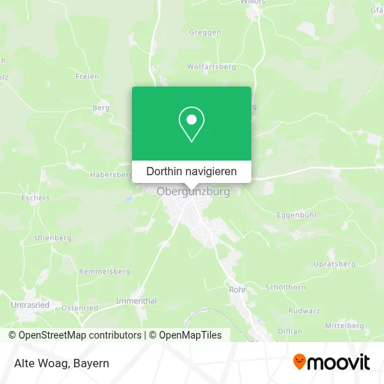 Alte Woag Karte