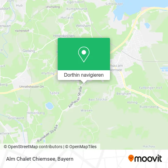 Alm Chalet Chiemsee Karte