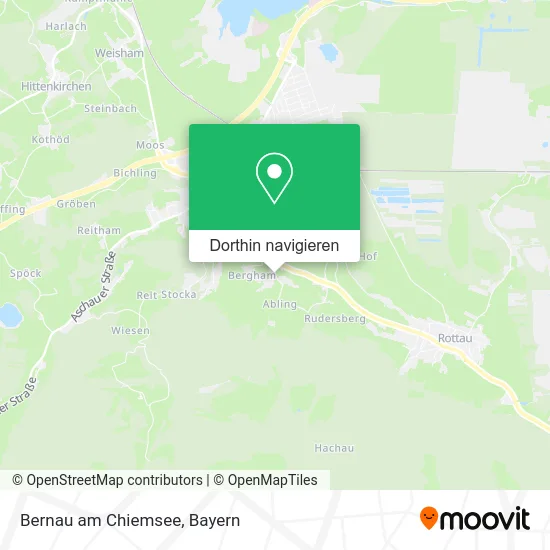 Bernau am Chiemsee Karte