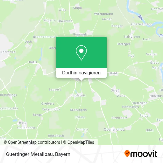 Guettinger Metallbau Karte