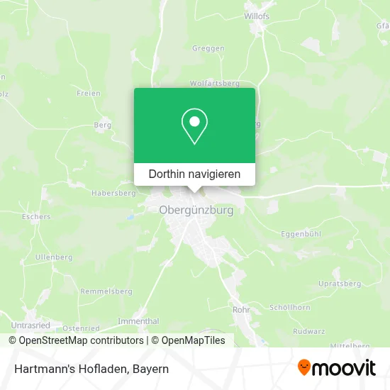 Hartmann's Hofladen Karte