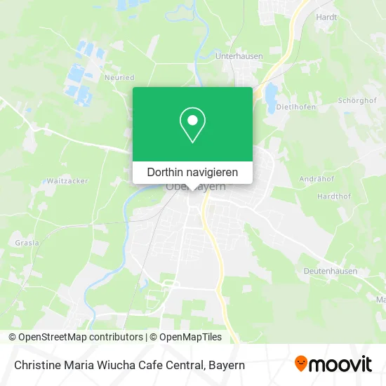 Christine Maria Wiucha Cafe Central Karte