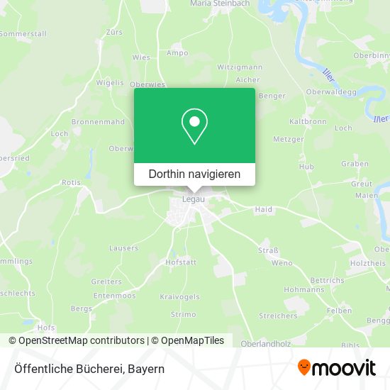 Öffentliche Bücherei Karte