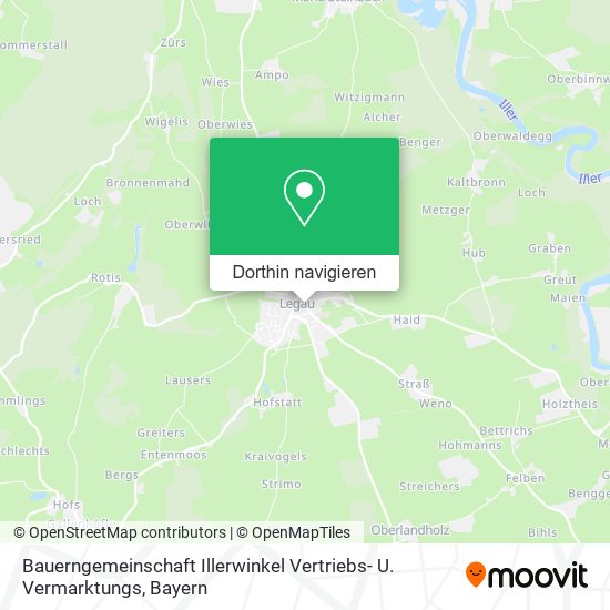 Bauerngemeinschaft Illerwinkel Vertriebs- U. Vermarktungs Karte