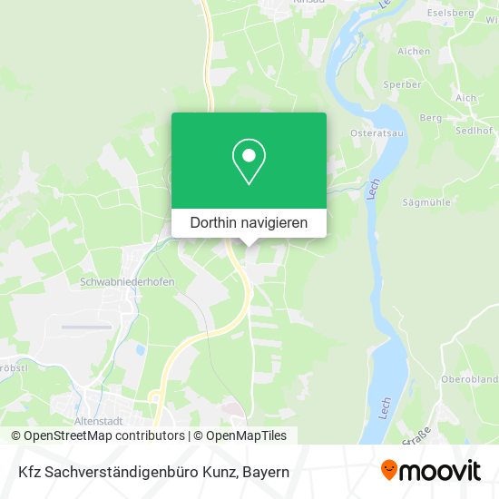 Kfz Sachverständigenbüro Kunz Karte