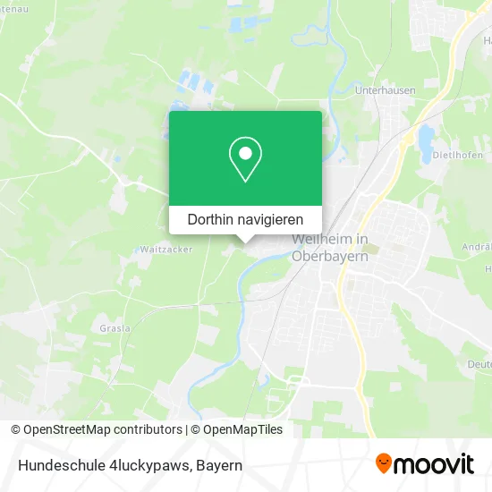 Hundeschule 4luckypaws Karte