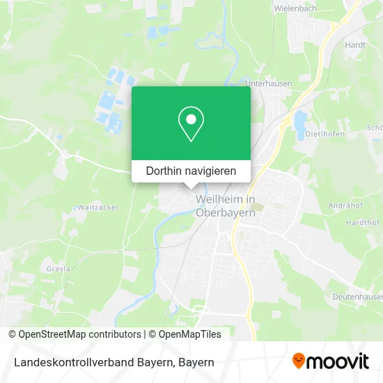 Landeskontrollverband Bayern Karte