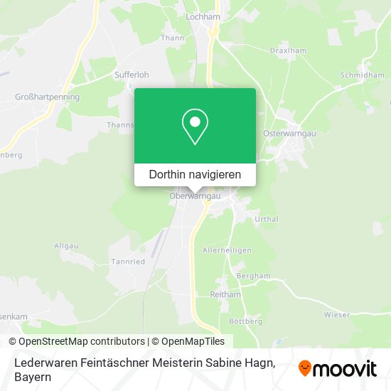 Lederwaren Feintäschner Meisterin Sabine Hagn Karte