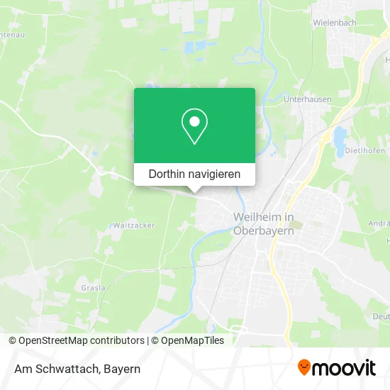 Am Schwattach Karte
