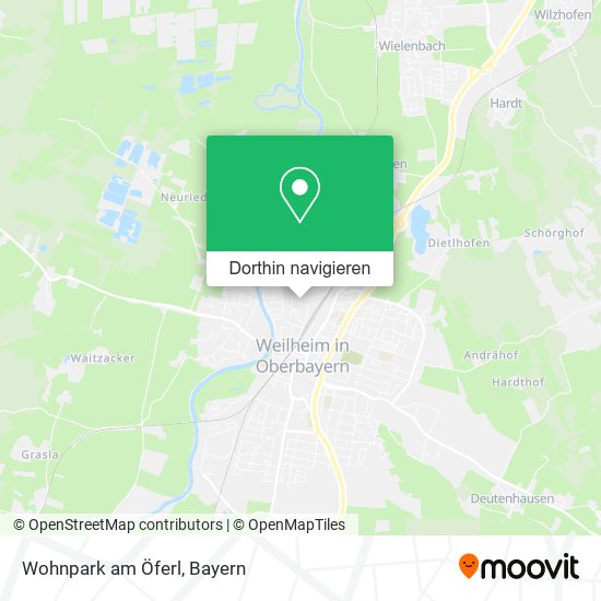 Wohnpark am Öferl Karte