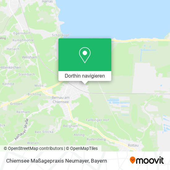 Chiemsee Maßagepraxis Neumayer Karte