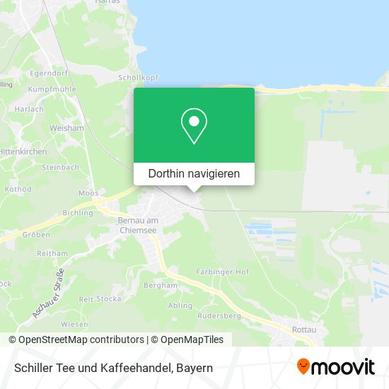 Schiller Tee und Kaffeehandel Karte