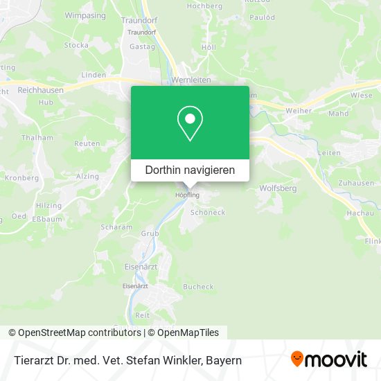 Tierarzt Dr. med. Vet. Stefan Winkler Karte