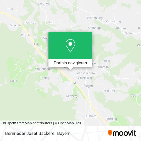 Bernrieder Josef Bäckerei Karte