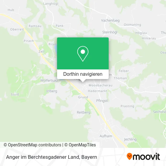 Anger im Berchtesgadener Land Karte