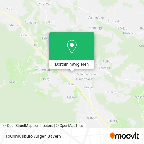 Tourimusbüro Anger Karte