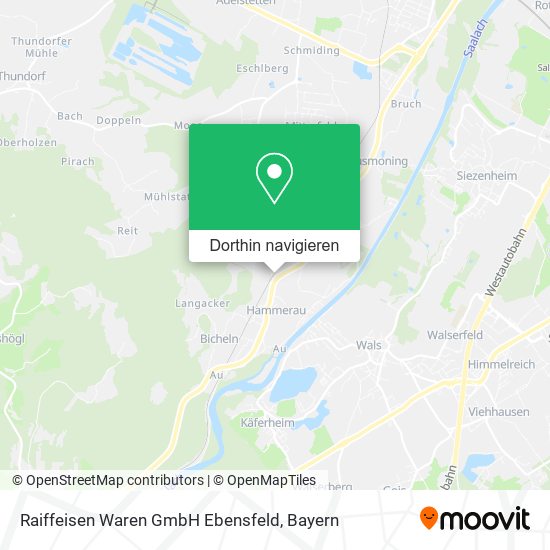 Raiffeisen Waren GmbH Ebensfeld Karte