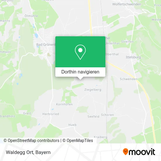 Waldegg Ort Karte