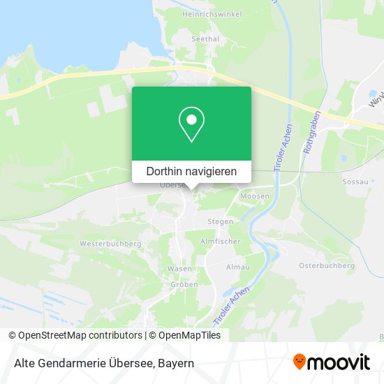 Alte Gendarmerie Übersee Karte