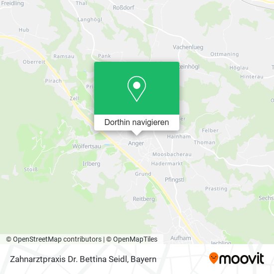 Zahnarztpraxis Dr. Bettina Seidl Karte