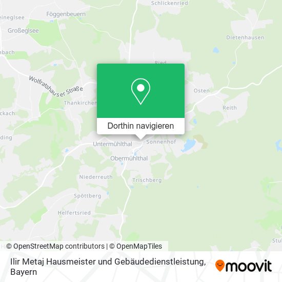 Ilir Metaj Hausmeister und Gebäudedienstleistung Karte