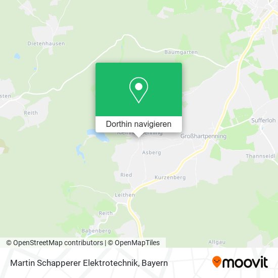 Martin Schapperer Elektrotechnik Karte