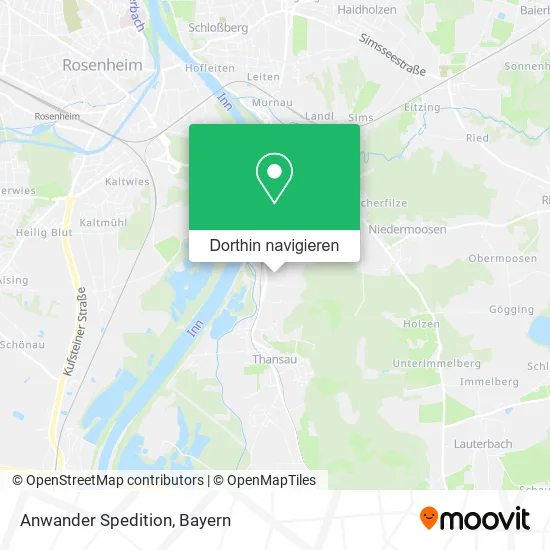 Anwander Spedition Karte