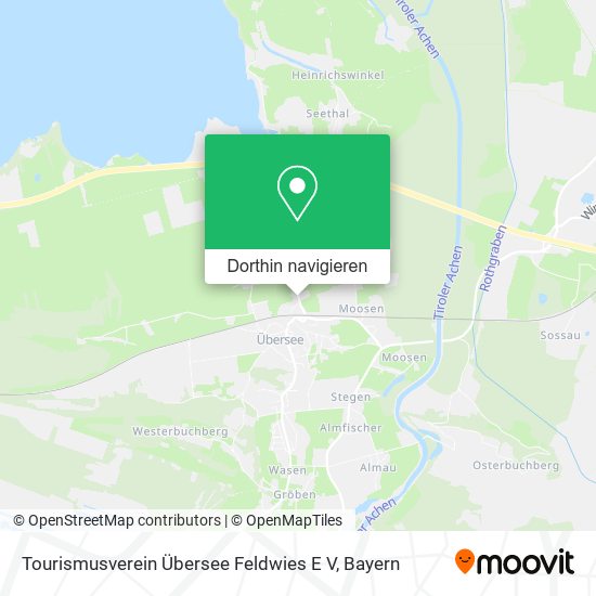Tourismusverein Übersee Feldwies E V Karte