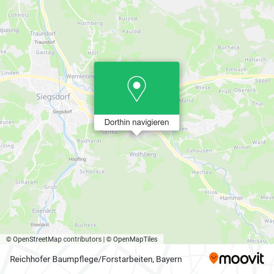 Reichhofer Baumpflege / Forstarbeiten Karte
