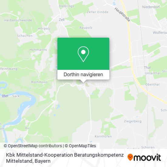 Kbk Mittelstand-Kooperation Beratungskompetenz Mittelstand Karte
