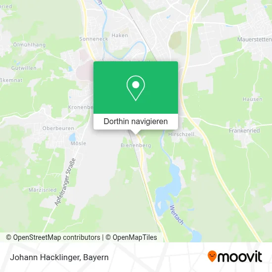 Johann Hacklinger Karte