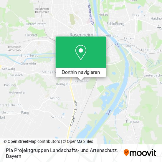 Pla Projektgruppen Landschafts- und Artenschutz Karte