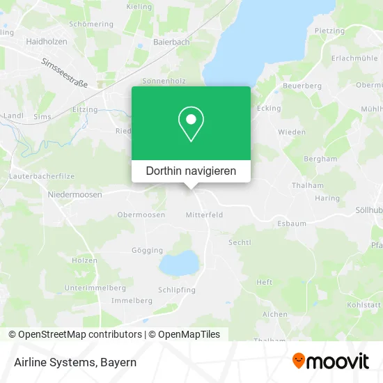 Airline Systems Karte