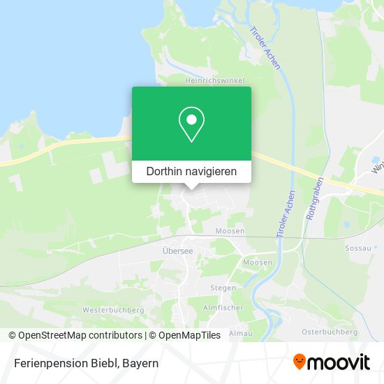 Ferienpension Biebl Karte