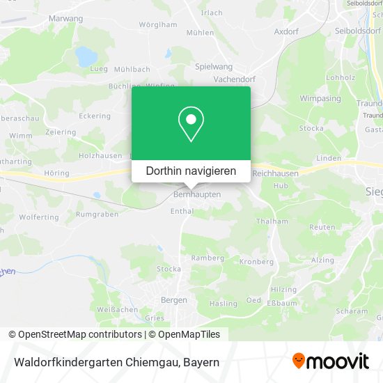 Waldorfkindergarten Chiemgau Karte