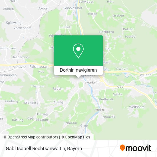 Gabl Isabell Rechtsanwältin Karte